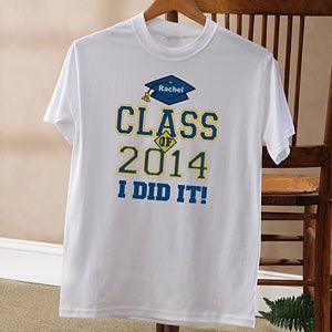 Personalized Graduation Gifts - Cheers To The Graduate Shirts - 3775