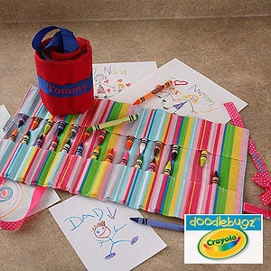 Embroidered Kids Crayon Tote - 4137