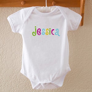 Personalized Kids and Baby Clothes - Hot Pastel Design - 4165