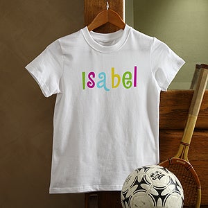 Personalized Kids and Baby Clothes - Hot Pastel Design - 4165