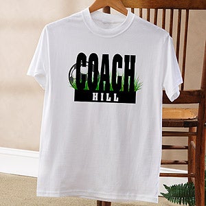 Personalized Soccer Coach Shirts and Accessories - 4223