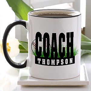 Personalized Baseball Coach Shirts and Accessories - 4261