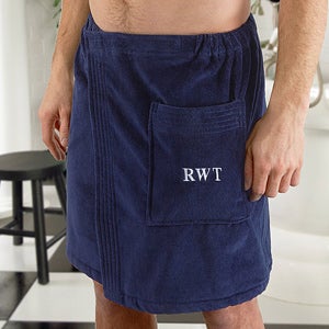Personalized Men's Towel Wrap - 4267