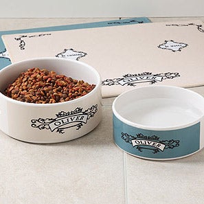 Personalized Ceramic Pet Bowls - 4292