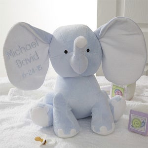 Personalized Plush Elephant Stuffed Animal - 4428