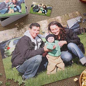 Personalized Photo Puzzle And Tin - Jumbo Custom Jigsaw Puzzle - 4438D