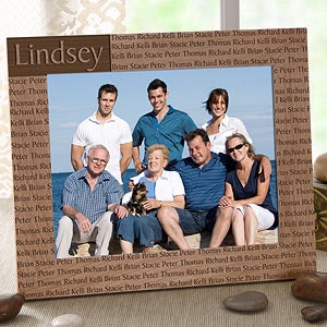 Custom Personalized Wood Picture Frames - You Name It - 4522
