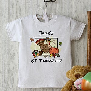 Personalized My First Thanksgiving Baby Clothes - 4587