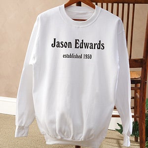 Personalized Birthday Clothing Gifts - Established design - 4611