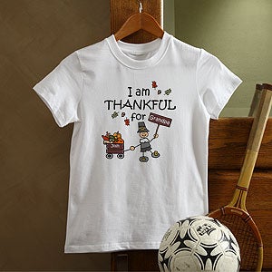 Personalized Kids and Baby Clothes - Thanksgiving Pilgrim - 4624
