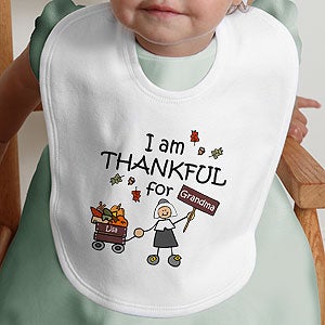 Personalized Kids and Baby Clothes - Thanksgiving Pilgrim - 4624