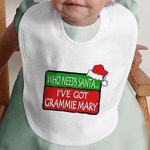 Personalized Kids and Baby Holiday Clothes - Who Needs Santa - 4660