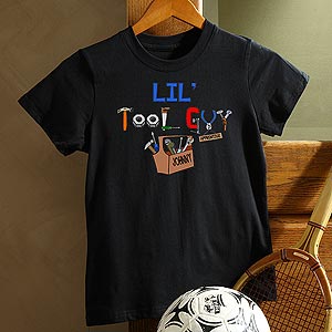 Personalized Father & Son Tool Guy Shirts & Clothing - 4702