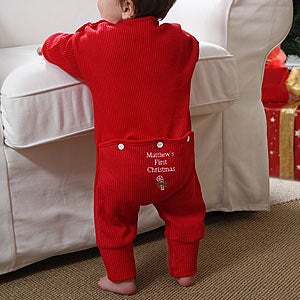 baby's 1st christmas outfit