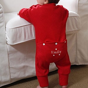 Lil' Sweetheart© Embroidered Romper - 4771