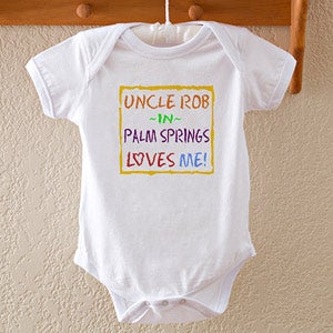 Personalized Kids and Baby Clothes - Somebody Loves Me - 4814