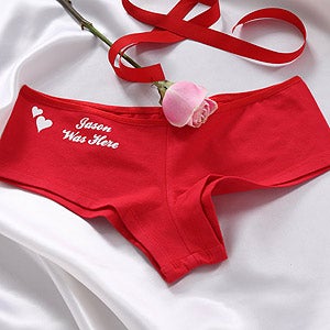 Personalized Ladies Boy Shorts - Forever Yours Design - 4830