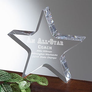 Personalized All Star Leaders Acrylic Award - 5059