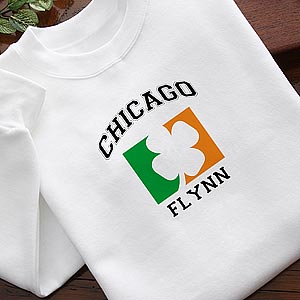 Irish Pride Personalized Clothing - Irish Flag Design - 5074