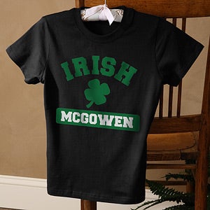Personalized Irish Shamrock Clothing - 5138