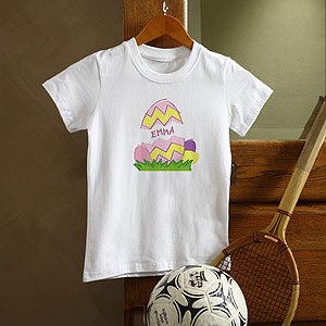 Personalized Kids Easter Clothing - Easter Egg Design - 5165