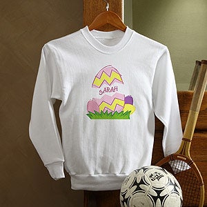 Personalized Kids Easter Clothing - Easter Egg Design - 5165