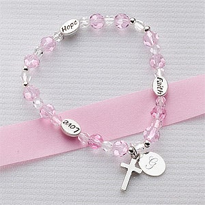 Faith & Love Child's Personalized Bracelet - 5196