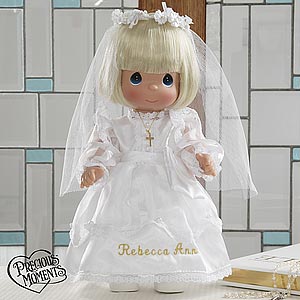 Personalized First Holy Communion Doll - Precious Moments Doll - 5232