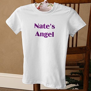 Personalized White Clothing - Custom Printed Text - 5278