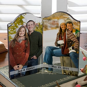 Personalized Folding Photo Plaques  - 5315