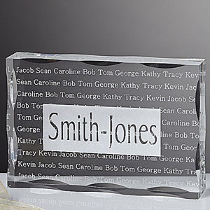 Personalized Gifts - Family Is Forever Family Names Keepsake  - 5327