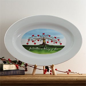 Personalized Family Tree Decorative Plate - 5375