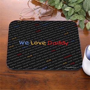 My Little Ones Personalized Mouse Pad for Parents - 5401