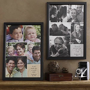 Our Memories Photo Montage Personalized Canvas Print - 5404