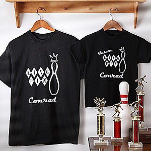 King Pin Personalized Bowling T-Shirts - 5418