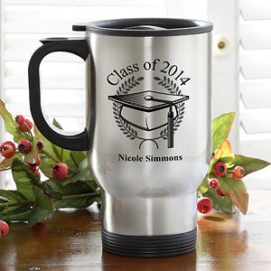 Personalized Coffee Mugs - Graduation Cap Design - 5612