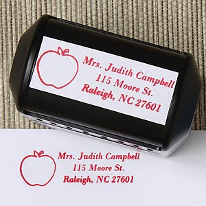 Personalized Apple Note Cards for Teachers - 5756