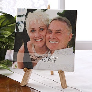 Personalized Wedding Anniversary Photo Canvas Art - 5826