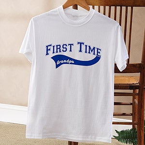 Personalized Grandparent T-Shirt - First Time Grandparent Personalized Grandparent T-Shirt - First Time Grandparent