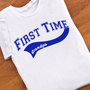 First Time Grandparent Personalized Clothing & Apparel - 5858
