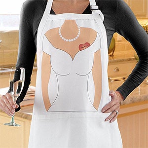 Mr. & Mrs. Personalized Wedding Apron Set - 5868