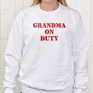 On Duty Personalized Clothing for Parents, Grandparents & More - 5883