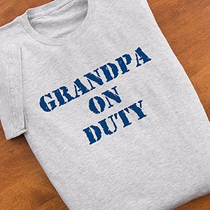 On Duty Personalized Clothing for Parents, Grandparents & More - 5883
