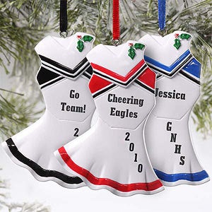 Cheerleader Personalized Christmas Ornaments - 5979