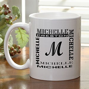 Personalized Custom Name Coffee Mugs - 6029