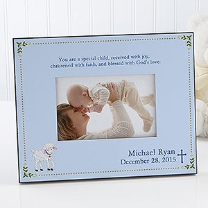 Personalized Baby Christening & Baptism Picture Frames - 6110