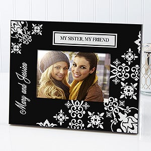 Black Personalized Picture Frames - French Style  - 6143