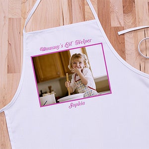 Kids Personalized Photo Apron and Potholder Set - 6282