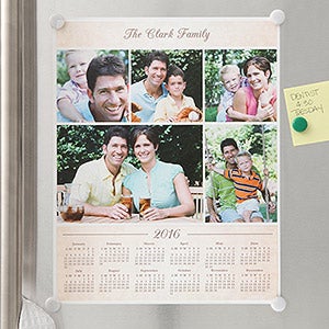 Photo Collage Personalized Calendar Poster - 6503