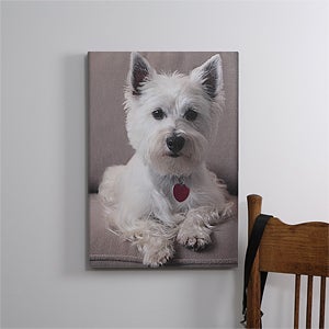 Pet Photo Personalized Canvas Artwork - 6557